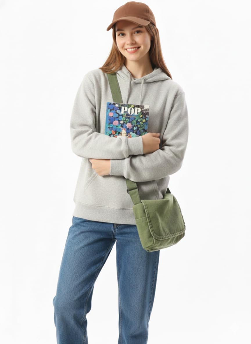 Small Crossbody Bag for Women Canvas Purse Mini Messenger Bag