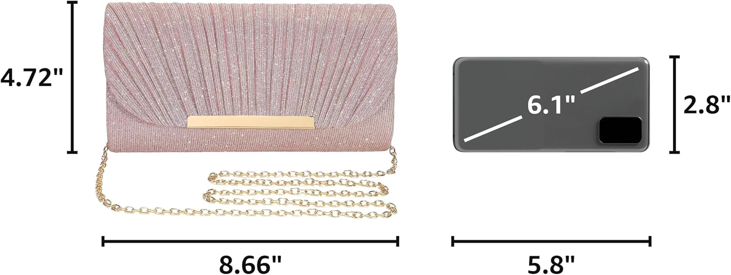 Evening Bag Clutch Purses for Women Lady Girl Handbags Crossbody Bag Wedding Bag for Prom Party Engagement Bag