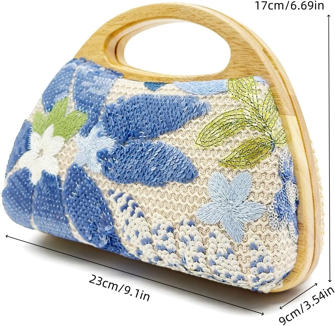 Straw Clutch Handbags Women Beach Crossbody Hand-woven Summer Purse Wallet Top handle Evening Bag for Wedding Party