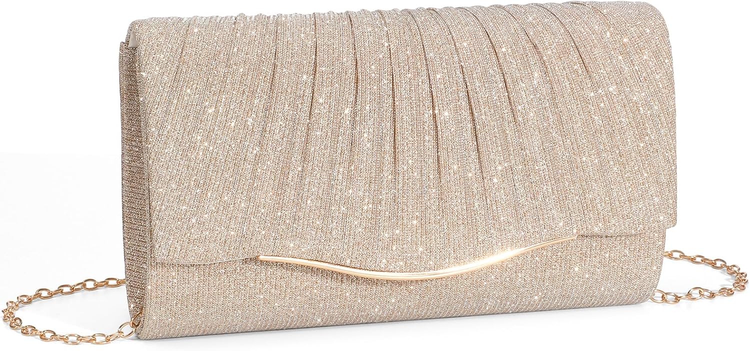 Glitter Women's Evening Handbags Bag Clutch Purses Formal Rhinestone